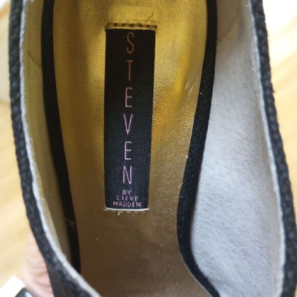 - Steve Madden canvas lace up wedge espadrilles - Picture 10 of 12